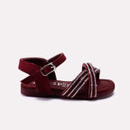 Baby Fancy Sandal Maroon 0721210