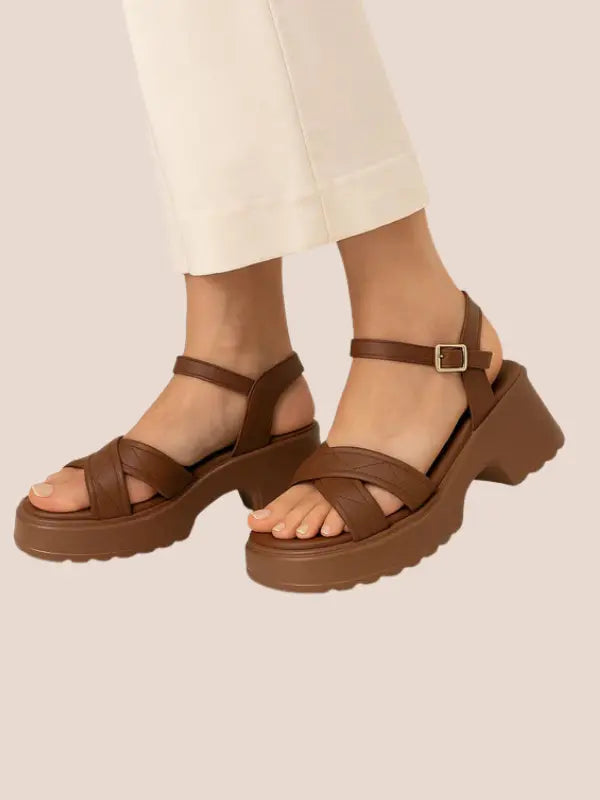Block Heel Wedges Malveris