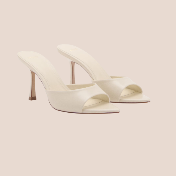 Ivory Elegance Pointed Heel