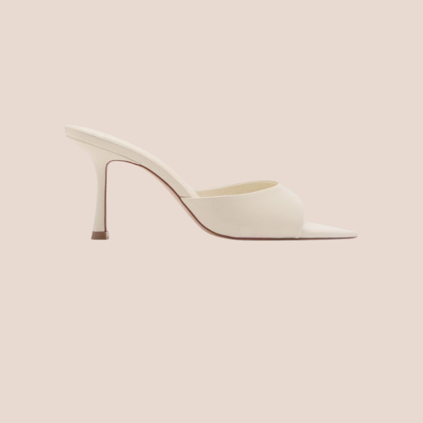 Ivory Elegance Pointed Heel