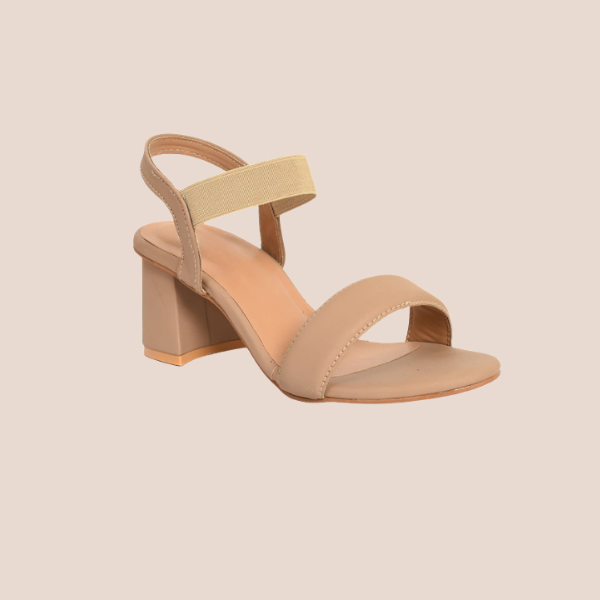 Luxe Stride Elasti Block Heels