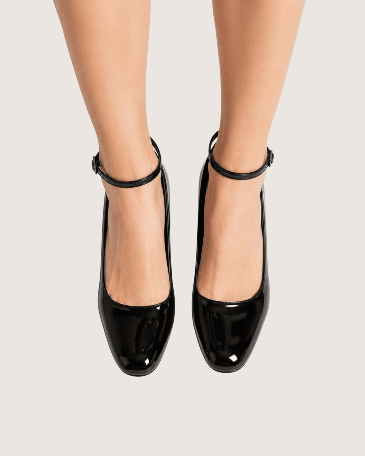 Ankle Strap High Heel Court Shoes