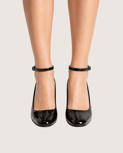 Ankle Strap High Heel Court Shoes