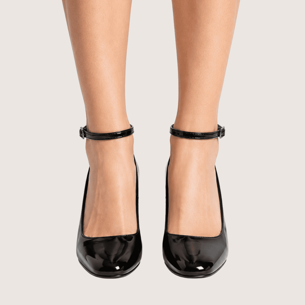 Ankle Strap High Heel Court Shoes