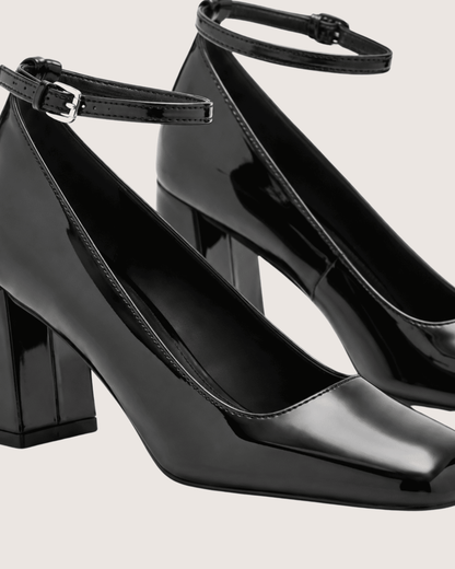 Ankle Strap High Heel Court Shoes