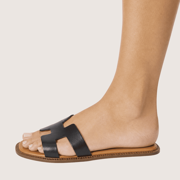 Halo Stride Minimal Flat Slides (Black)