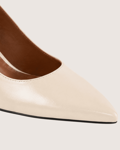 Ivory Point Block Heels