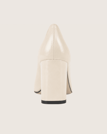 Ivory Point Block Heels