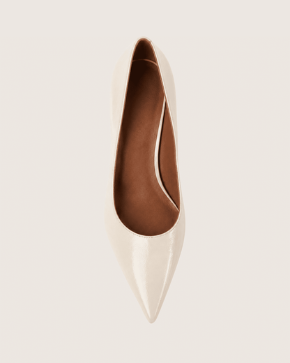Ivory Point Block Heels