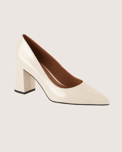 Ivory Point Block Heels