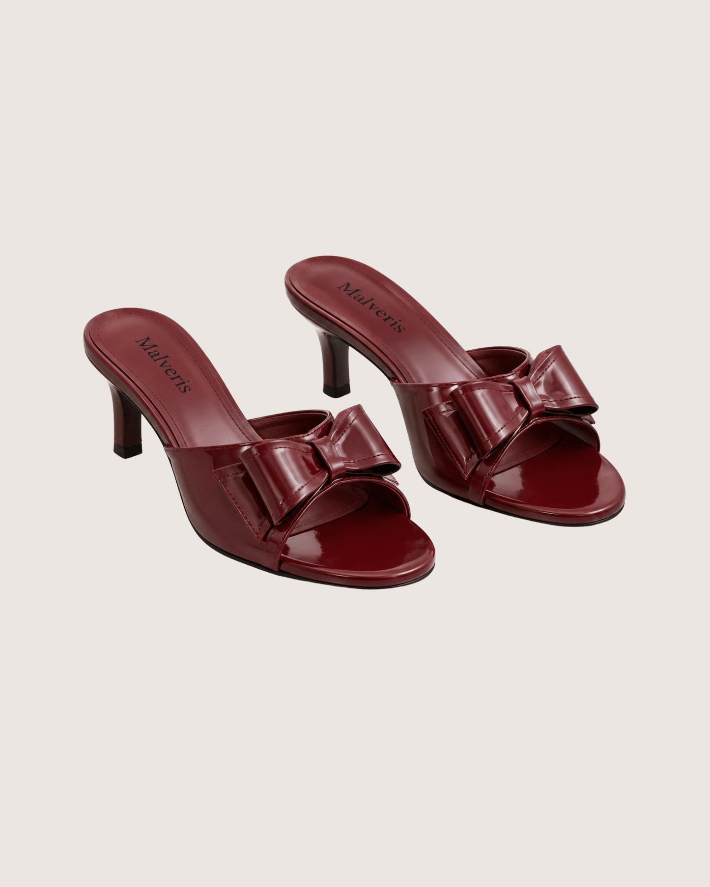 Lunara Maroon Heels