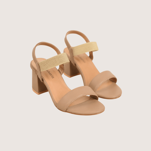 Luxe Stride Elasti Block Heels