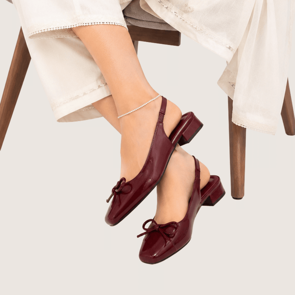 Marvelle Maroon Mules