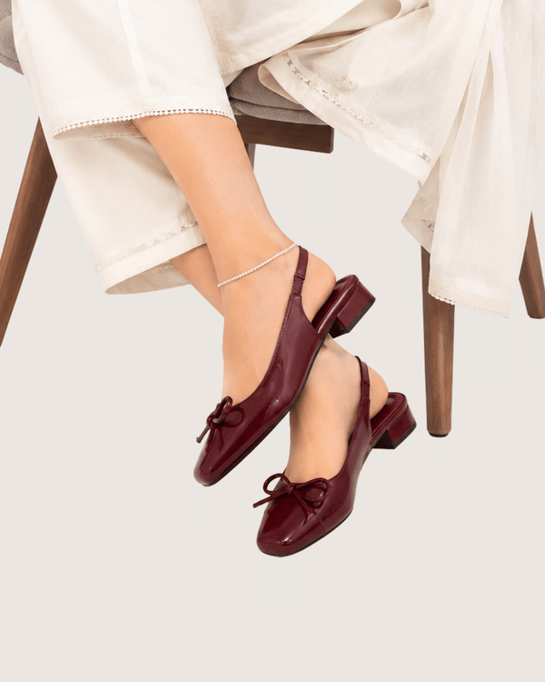 Marvelle Maroon Mules