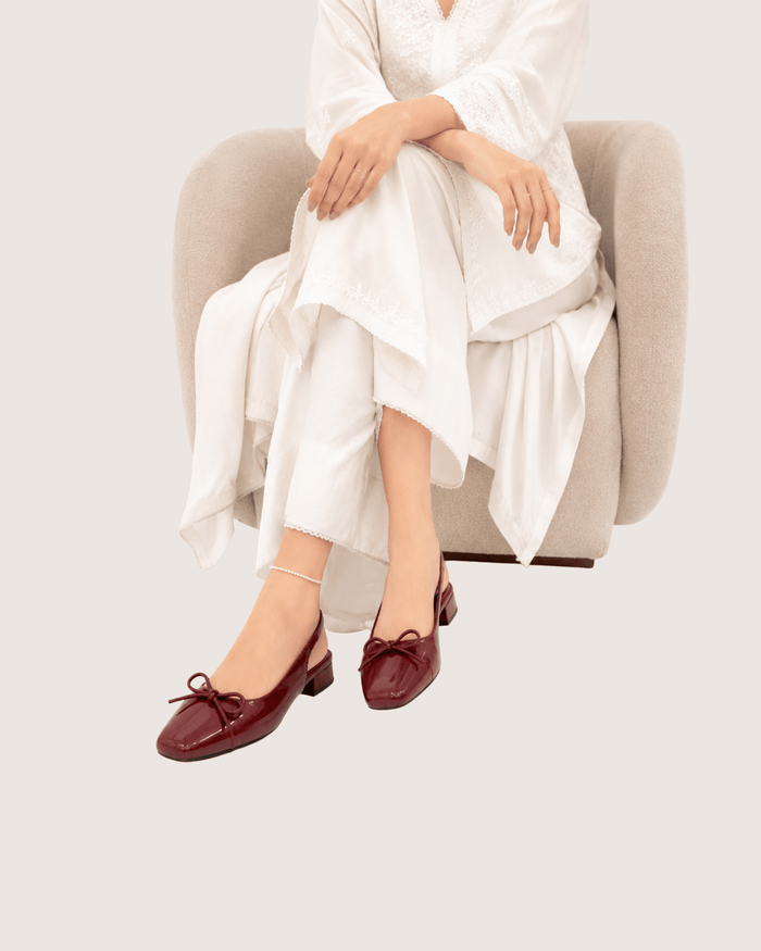 Marvelle Maroon Mules