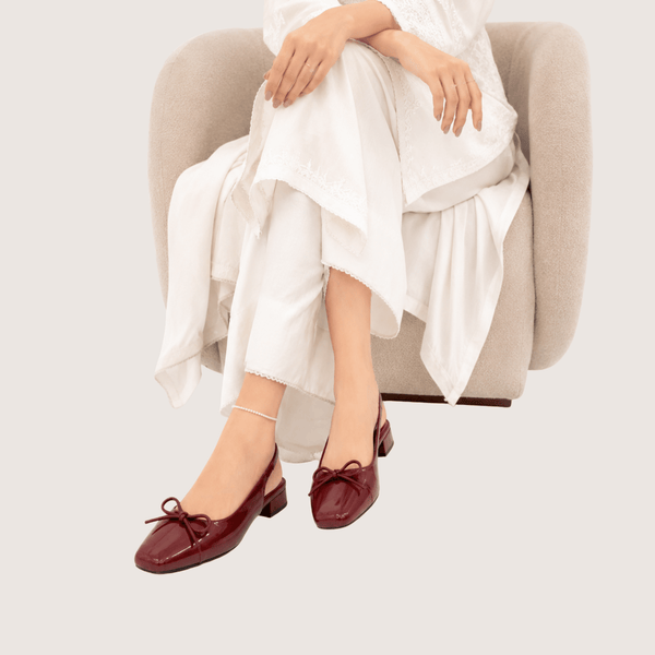Marvelle Maroon Mules