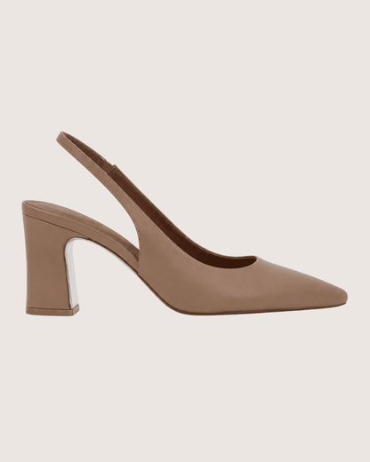 Nude Point Slingbacks Shoes