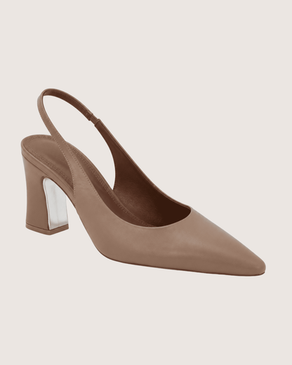Nude Point Slingbacks Shoes