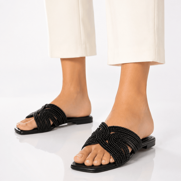 Pearl Flat Slippers