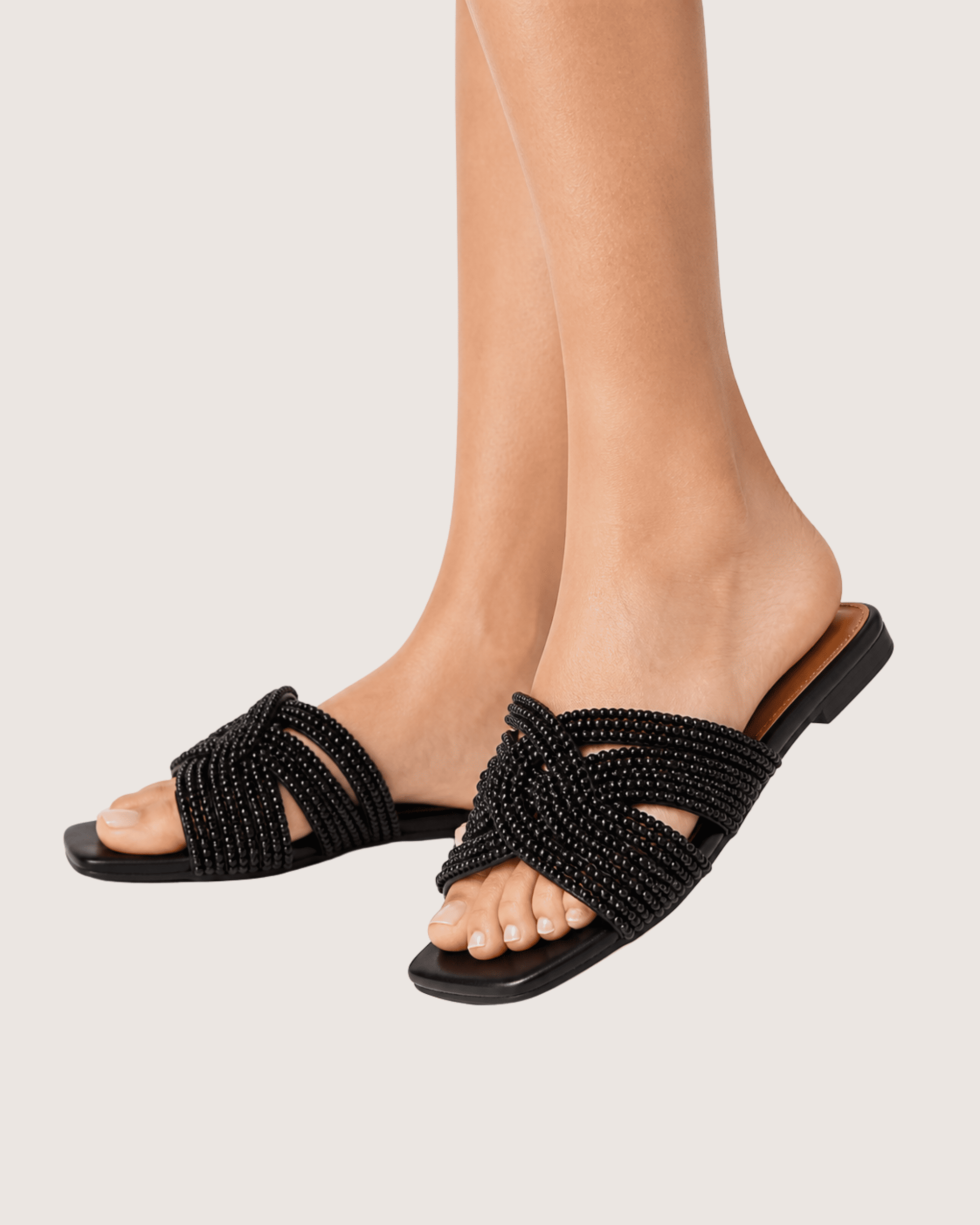 Pearl Flat Slippers Malveris