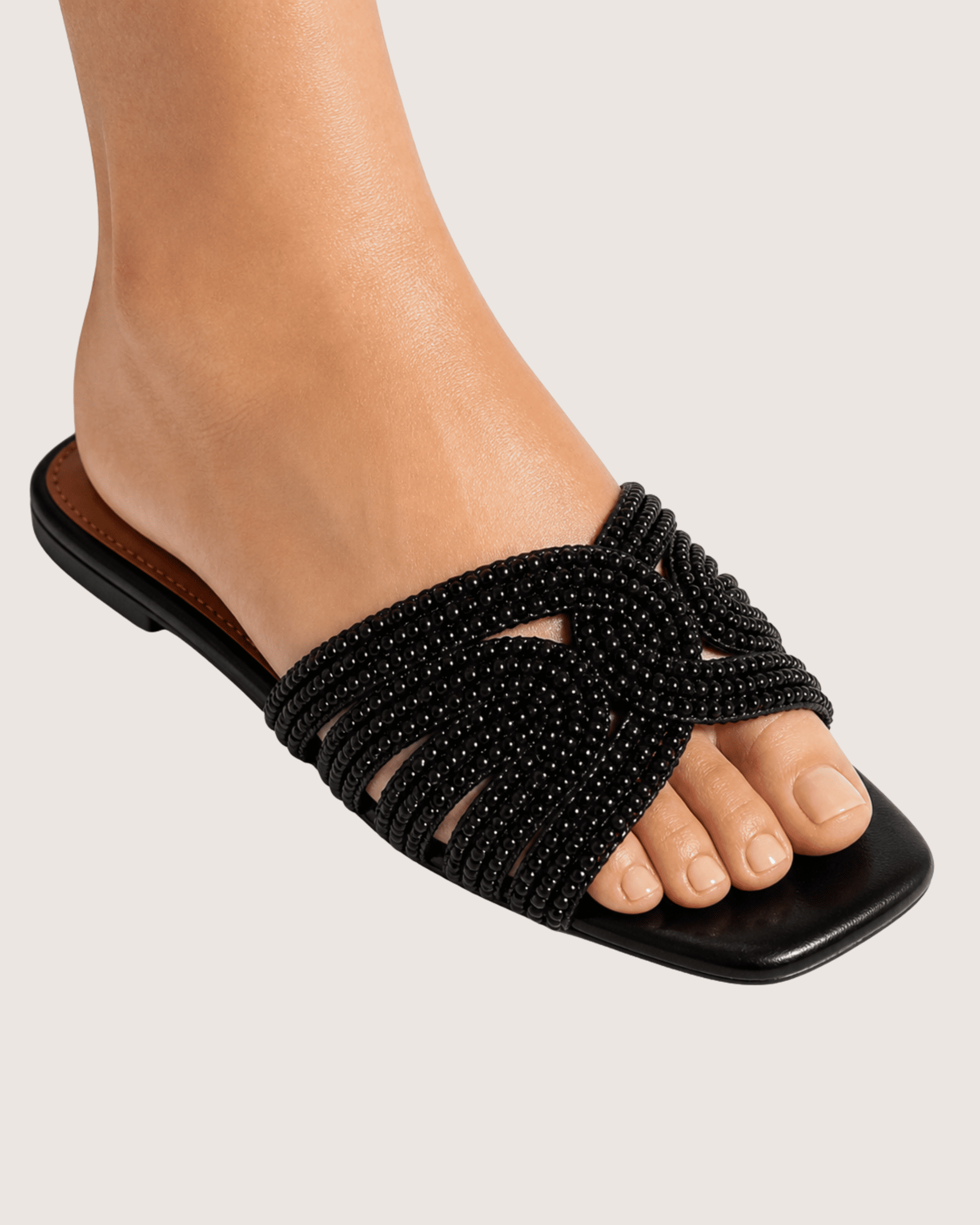 Pearl Flat Slippers Malveris