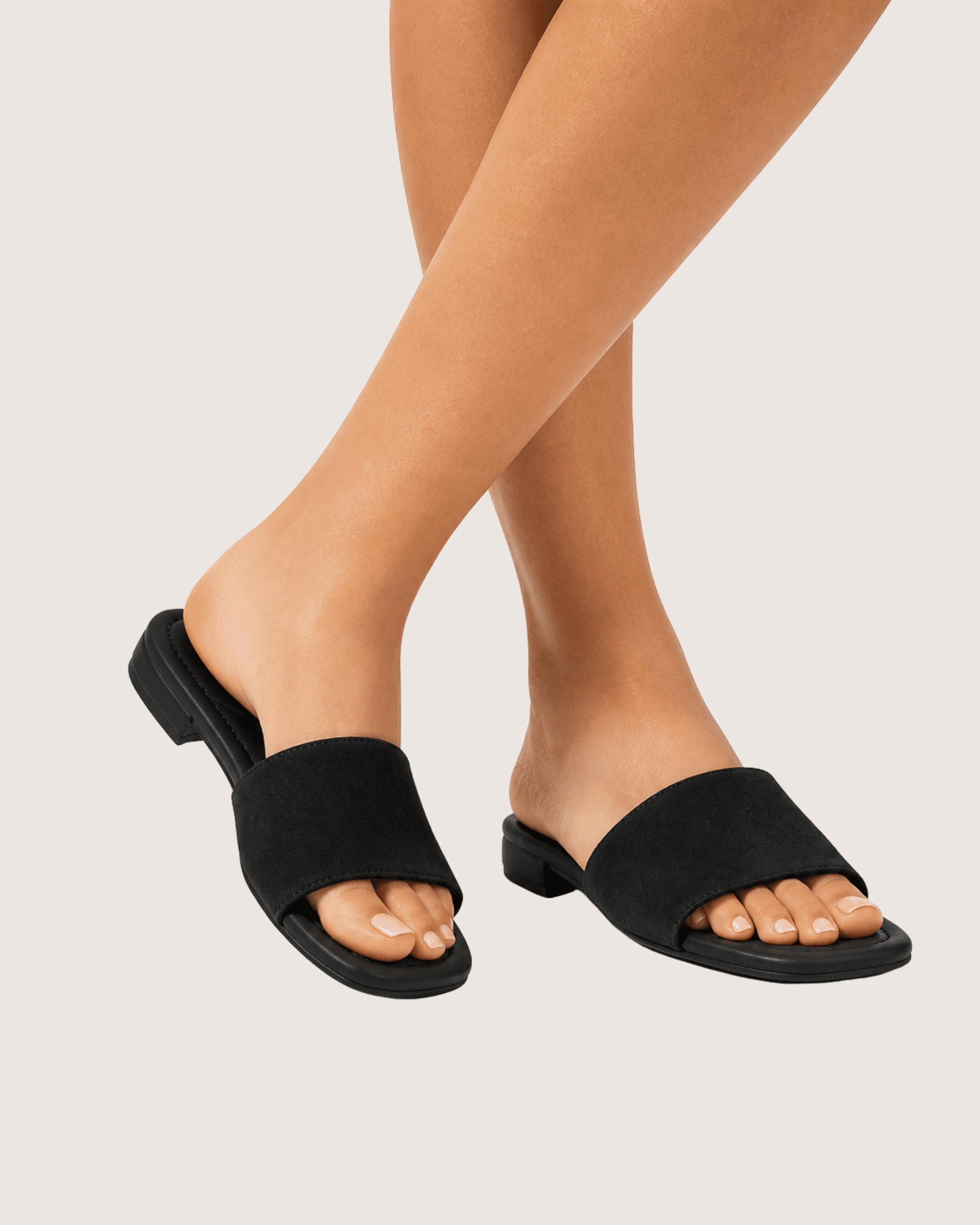 Veloura Luxe Slide Black Malveris