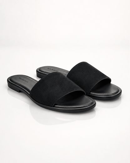 Veloura Luxe Slide Black