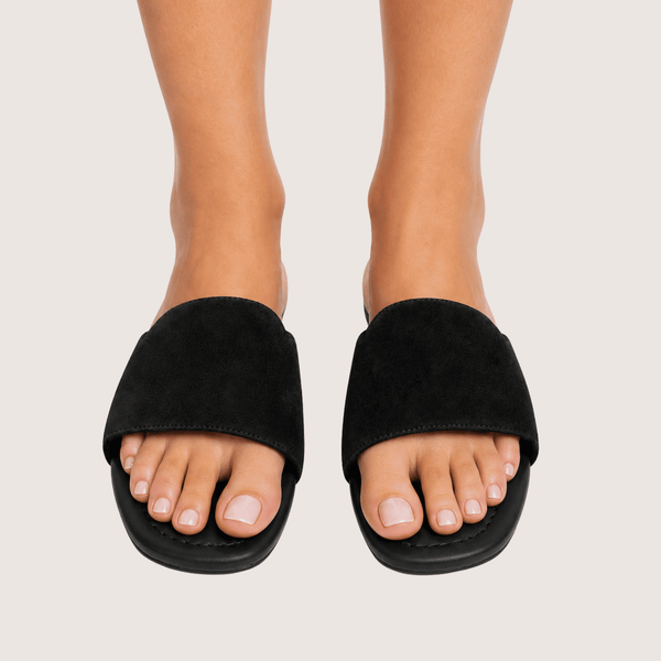 Veloura Luxe Slide Black