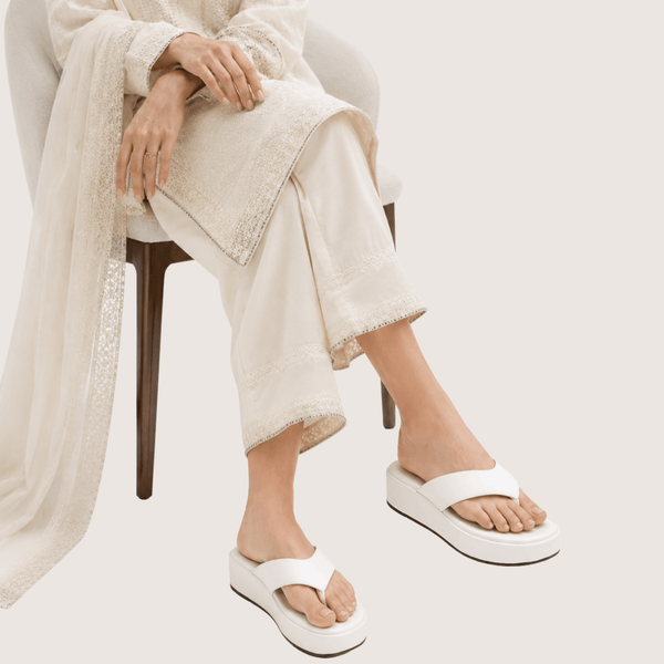 White Daily Wear Slip-On